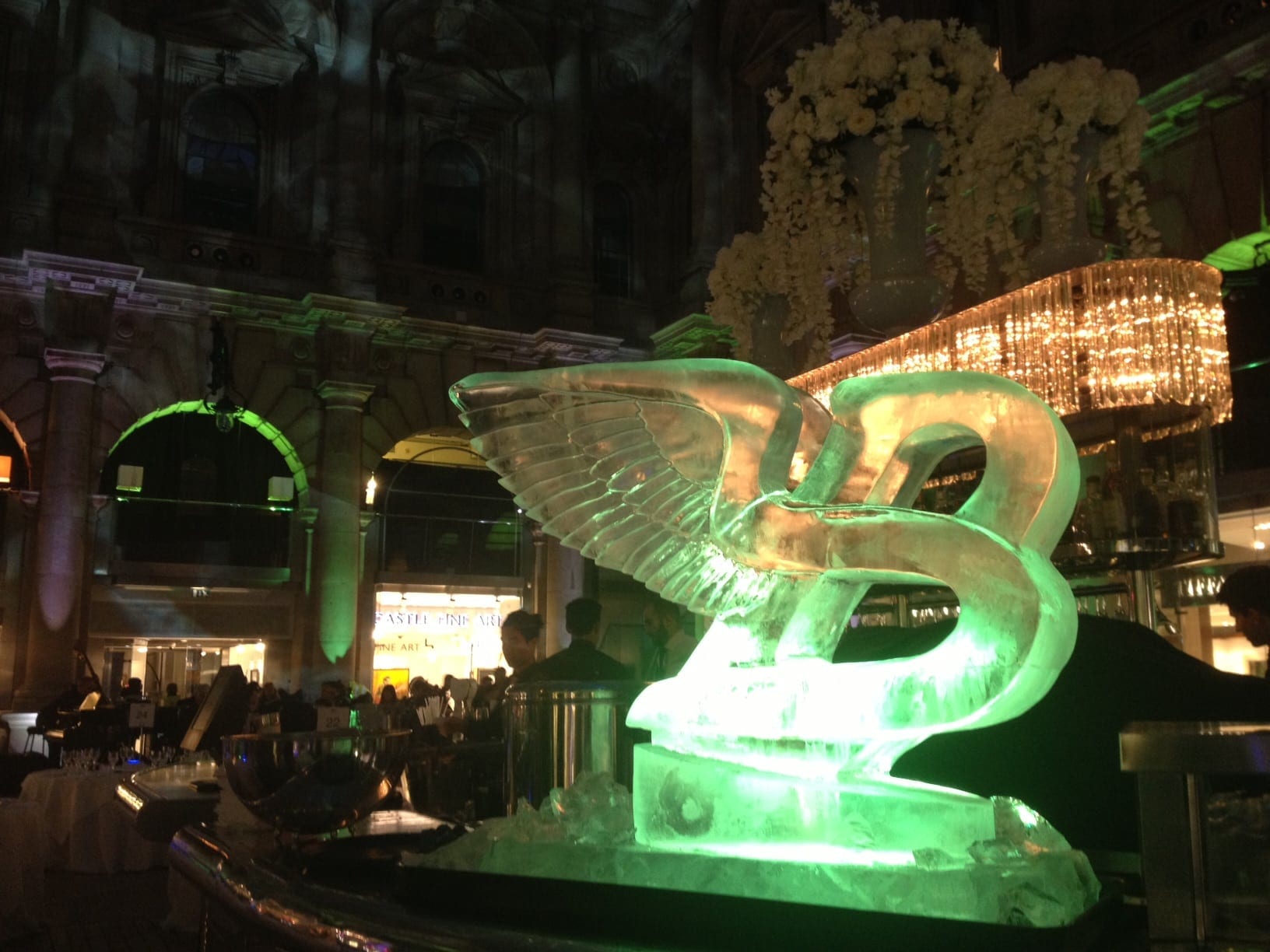 Bentley ice sculpture - Ice Sculpture Commissions In London